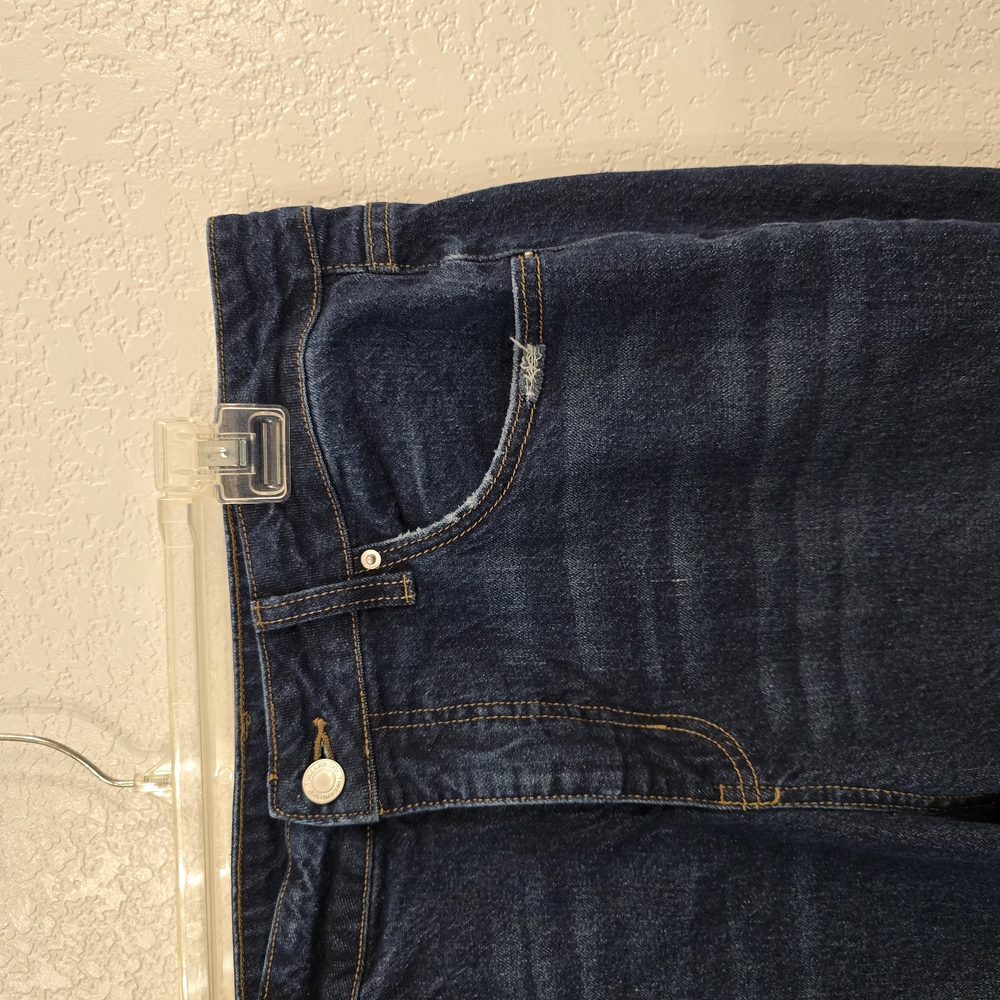 Time and Tru High Rise Women's Jeans - Dark Blue - Picture 14 of 15